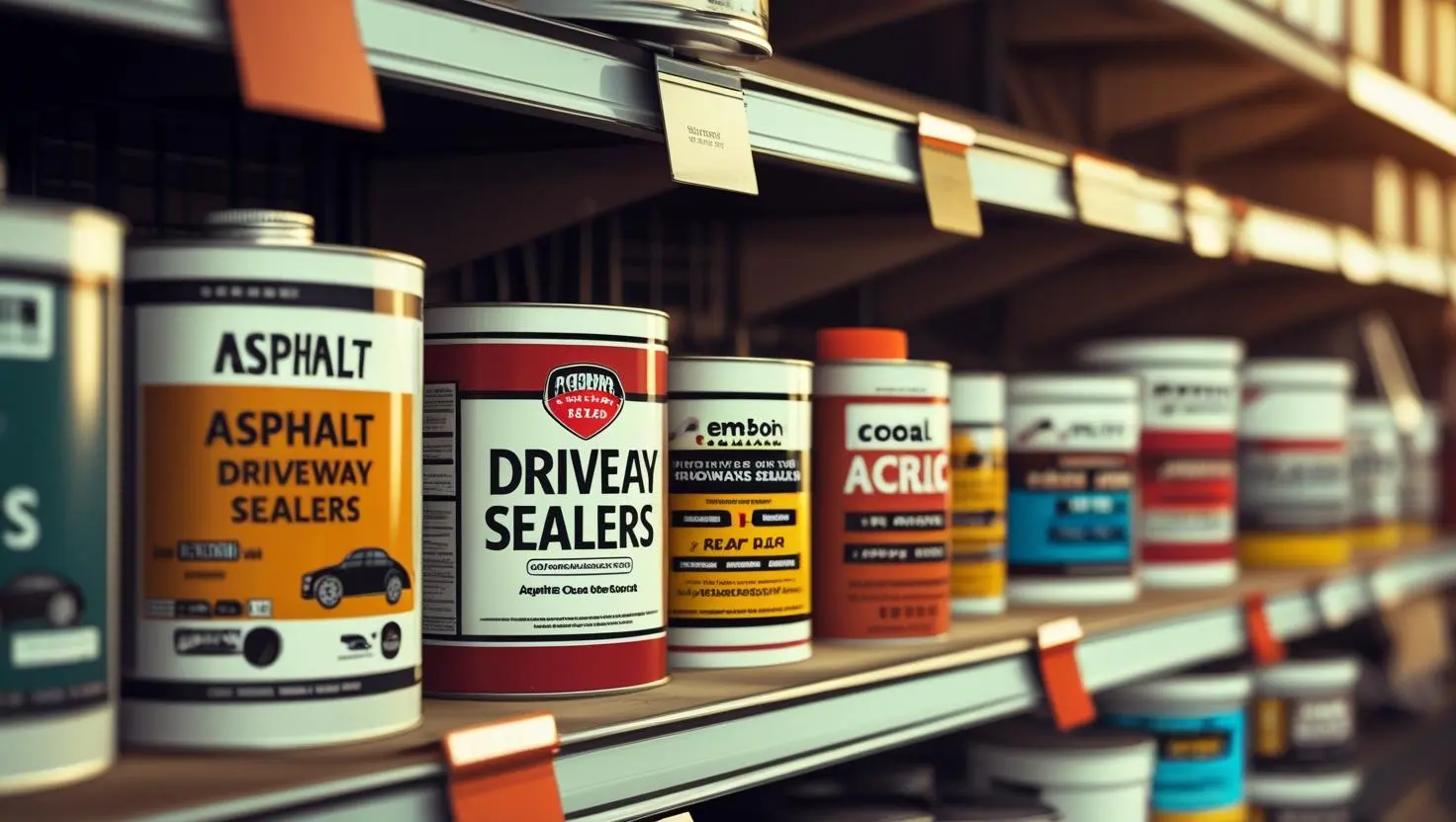  Different types of asphalt driveway sealer products