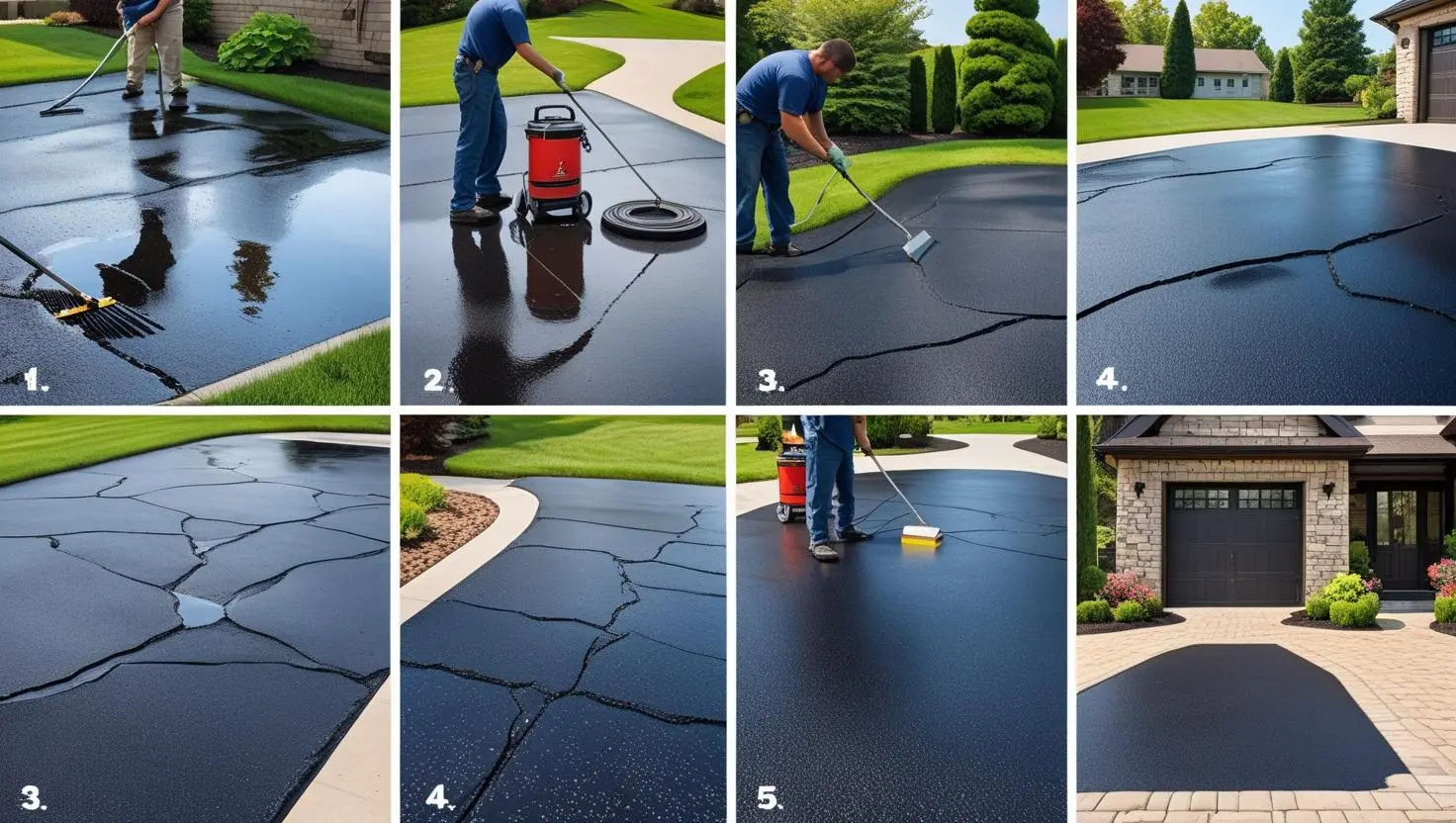 How to Seal Asphalt Driveway