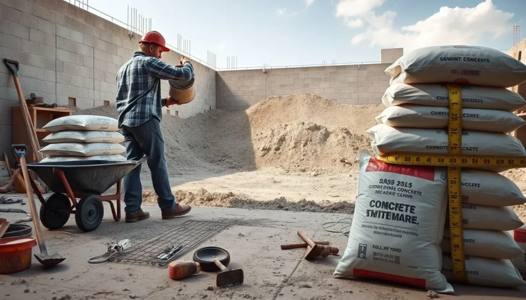 Discover how many 60lb bags of concrete are needed for one cubic yard. Use this simple guide and calculator to estimate your concrete needs accurately for any project.