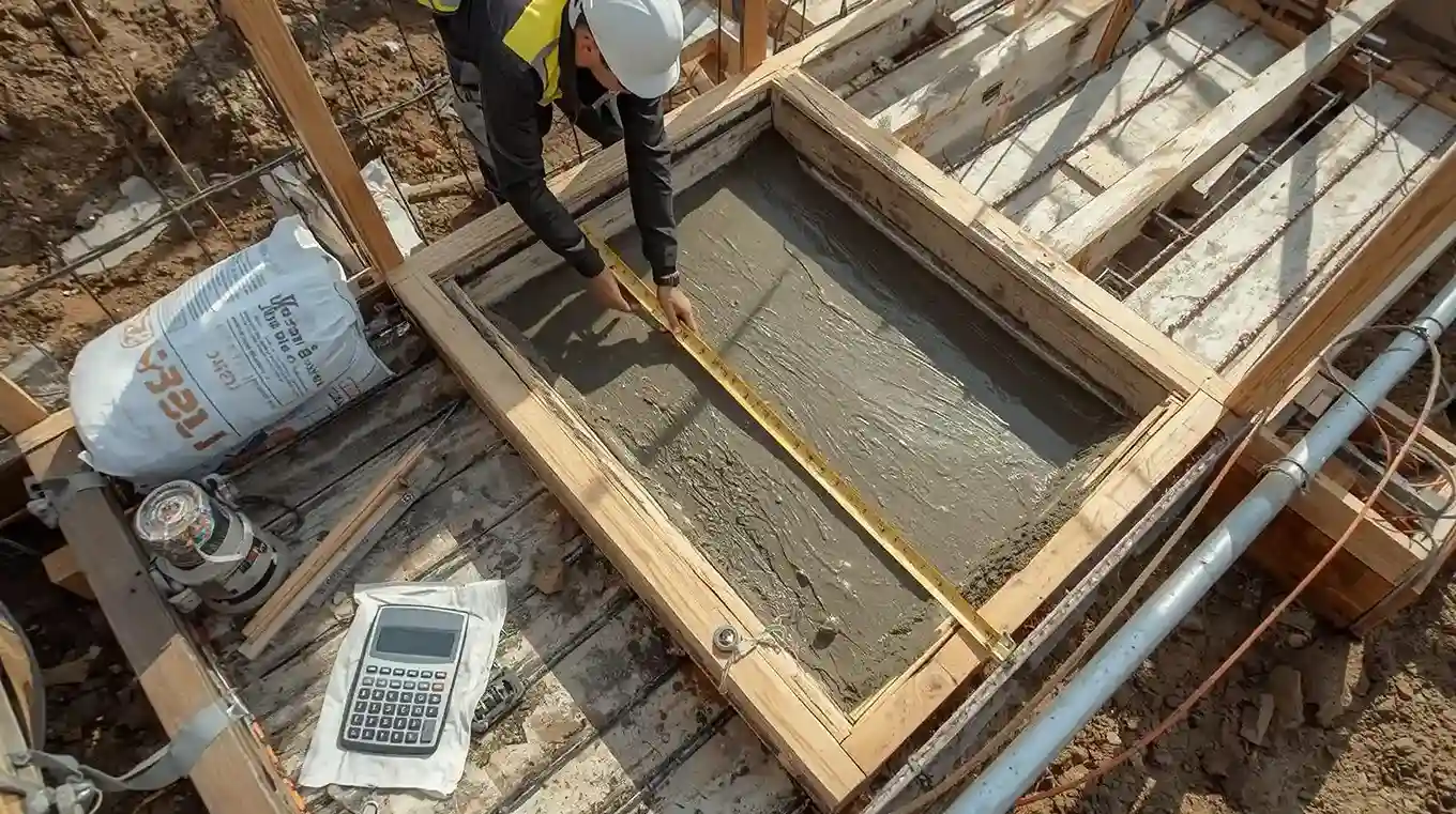How to Calculate a Yard of Cement for Concrete